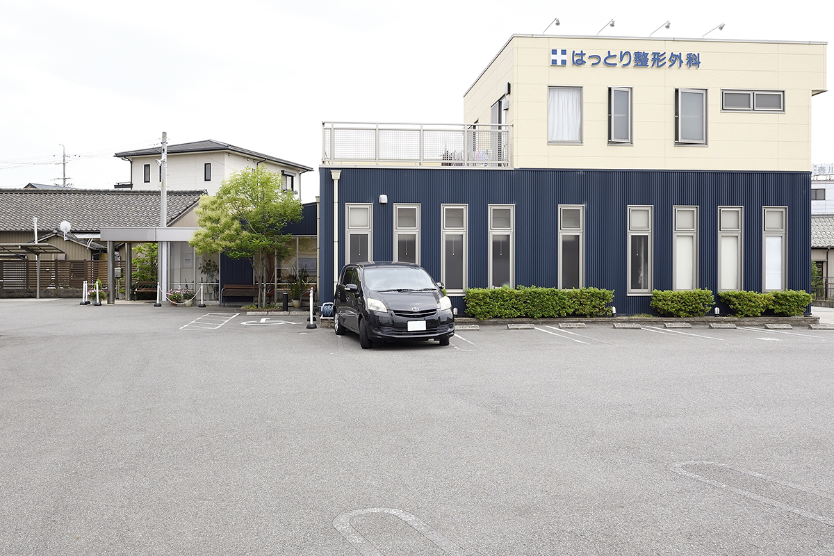 東海市名和町の整形外科,リウマチ科,リハビリテーション科,外科 はっとり整形外科の外観